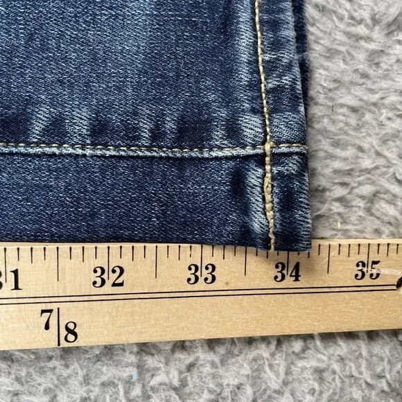 American Eagle Jeans Womens 6 Skinny Kick Super Stretch Distressed Denim - Picture 6 of 10